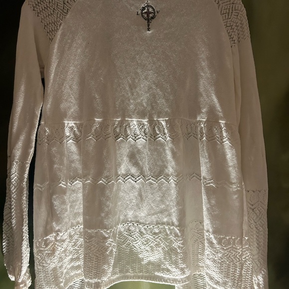 ODD MOLLY White Crochet Cardigan - Picture 7 of 9